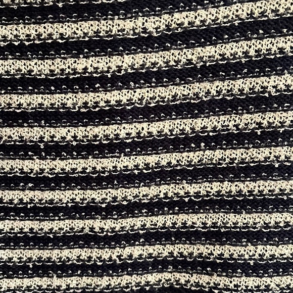 MYSTREE Lightweight Navy/White Stripe Sweater - Picture 6 of 8